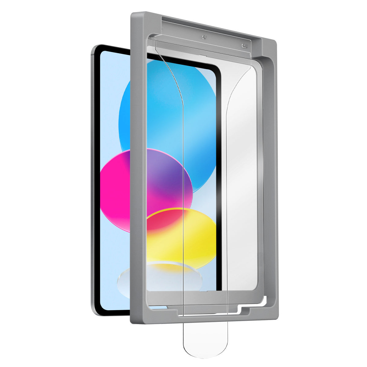 Uniq Apple iPad 2025 10.9 10.Nesil (A16) Optix Exofit Applicator HD Tablet Cam Ekran Koruyucu